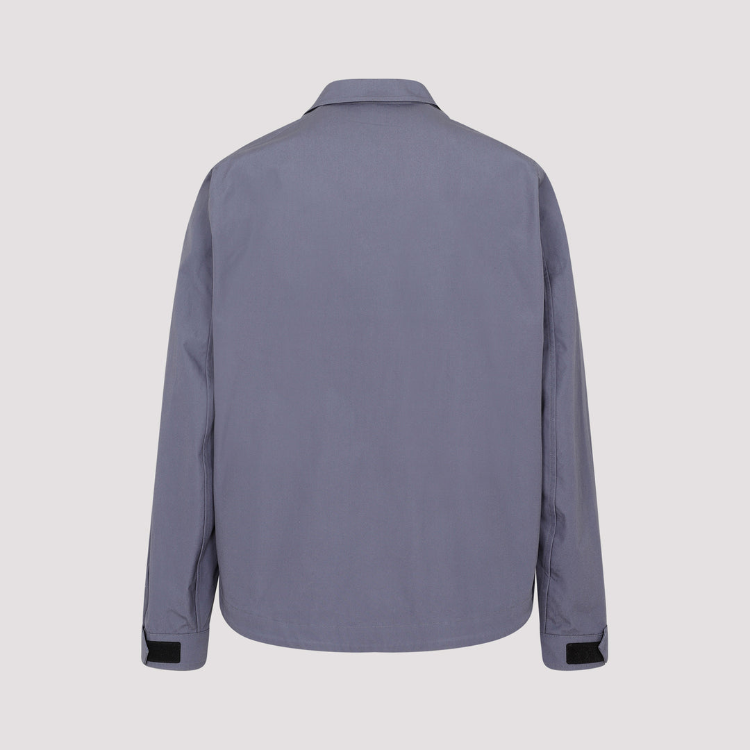 Ombre Blue Metropolis Series Hydro Stop Tela Overshirt-3