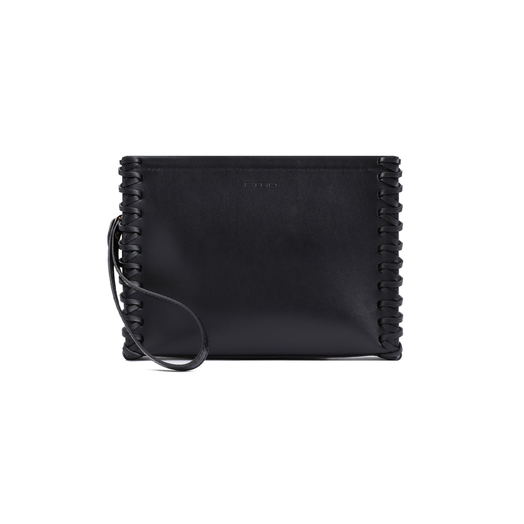 Black Leather Pouch-1