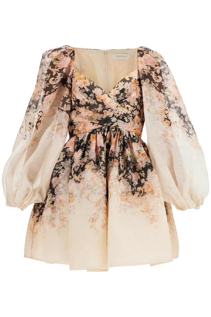 floral mini dress illustr-0