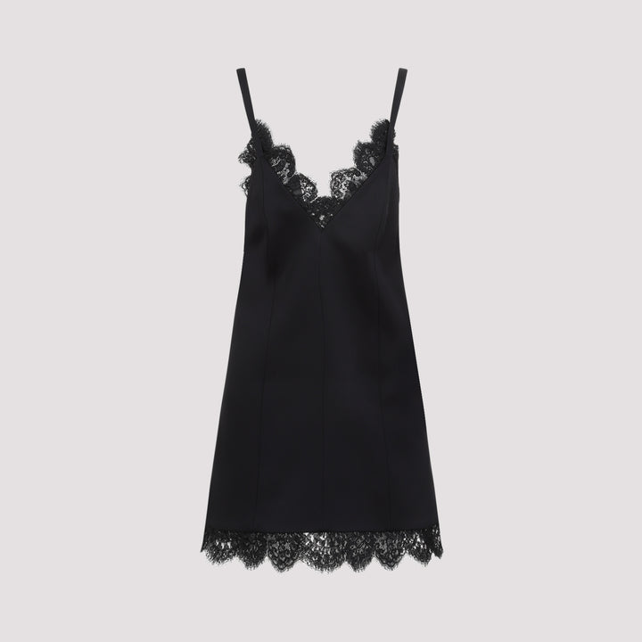 Black Bo Acetate Dress-2