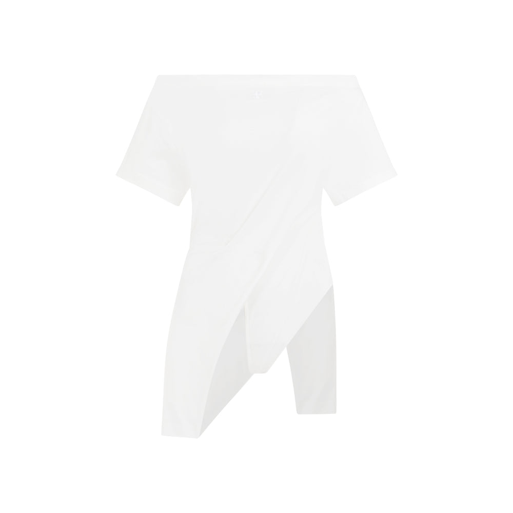 Heritage White Cotton Bodysuit-1