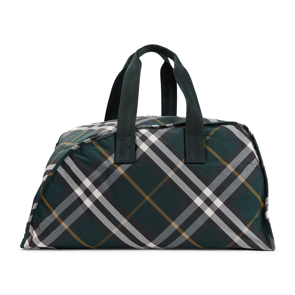 Green Large Polyamide Duffle Bag-1