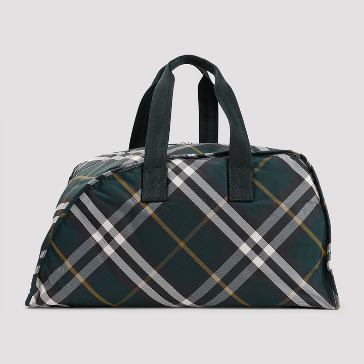 Green Large Polyamide Duffle Bag-2