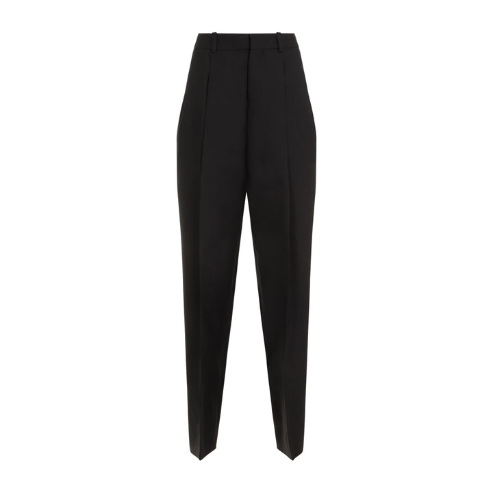 Black Le Pantalon Curzio Cotton Pants-1