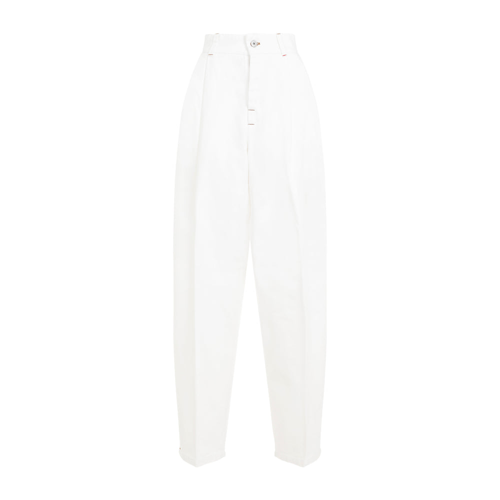 Off White Le De-Nimes Curzio Cotton Jeans-1