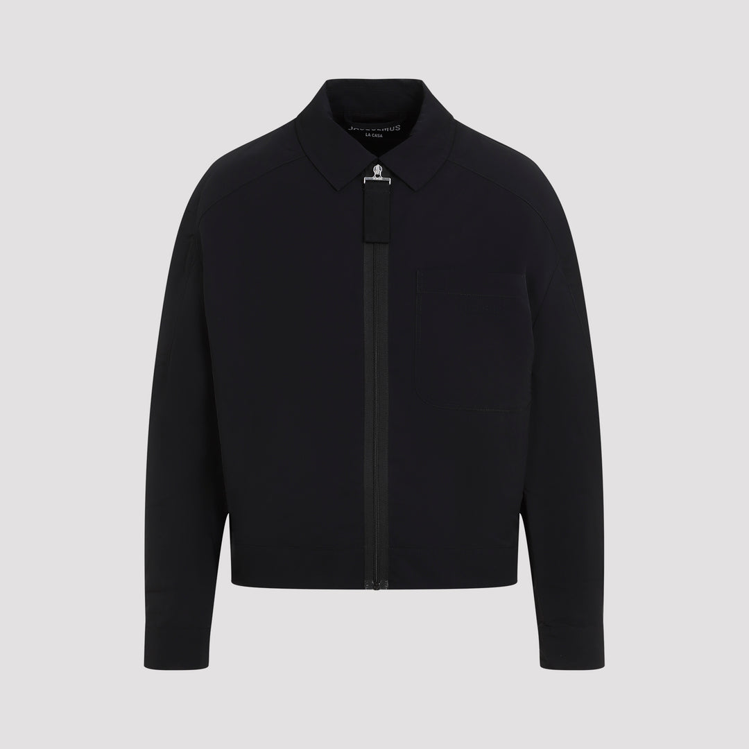 Black Le Blouson Linu Polyamide Jacket-0