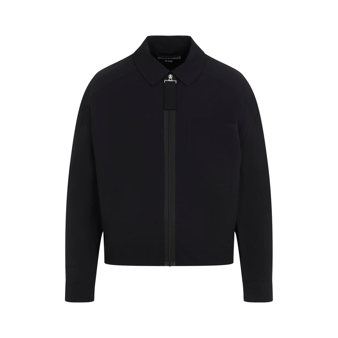 Black Le Blouson Linu Polyamide Jacket-1