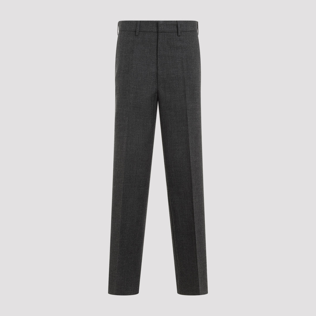 Grey Wool Pants-2