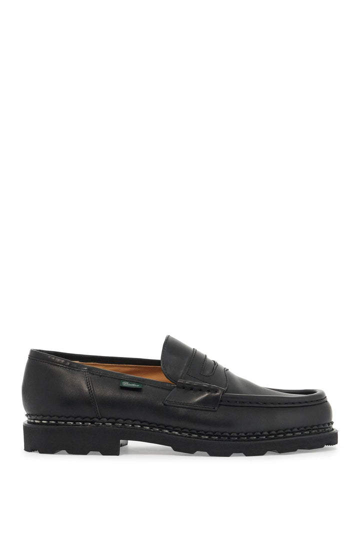 leather reims penny loafers-0