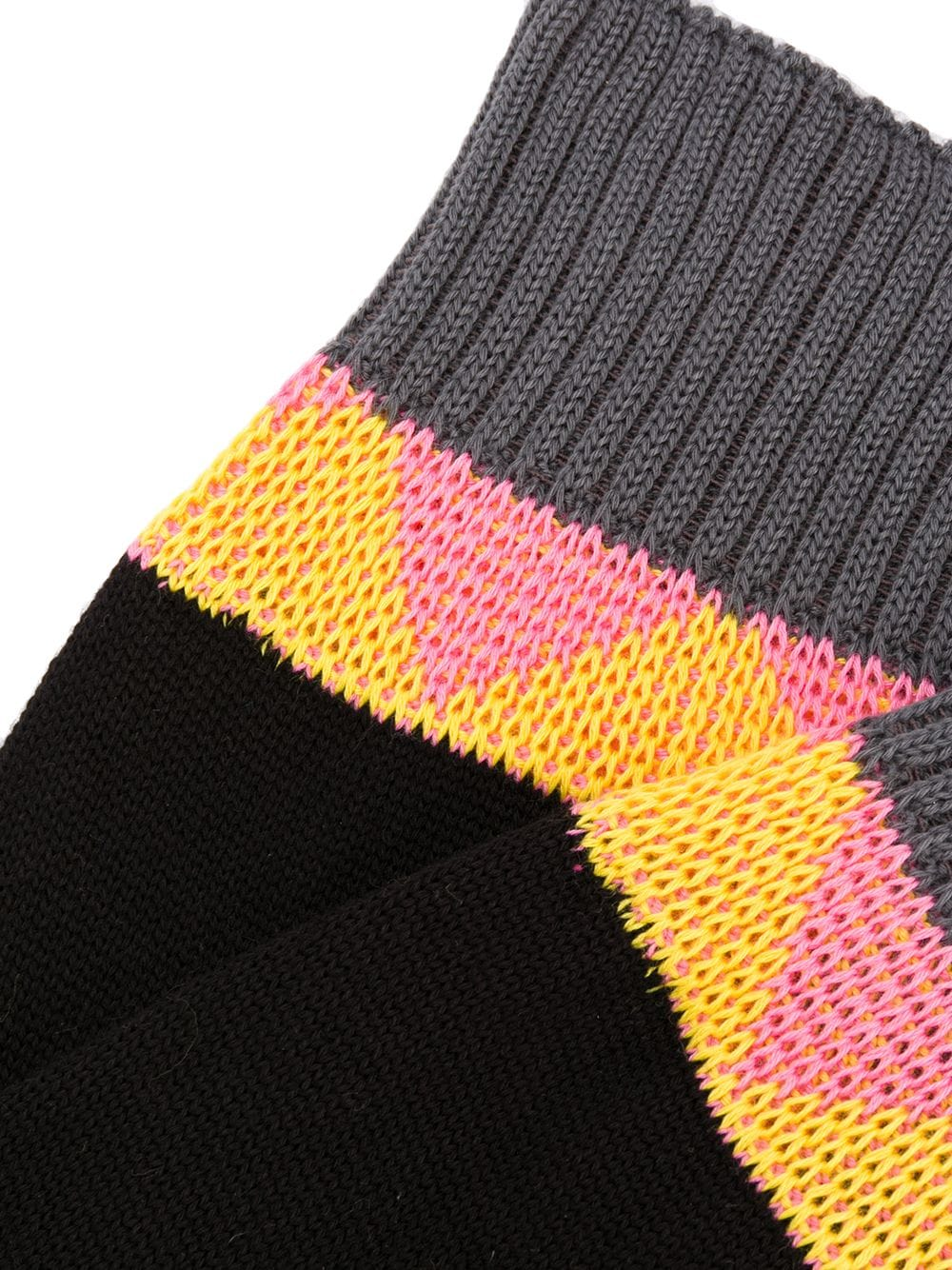 PRADA chevron stripe ankle socks-1