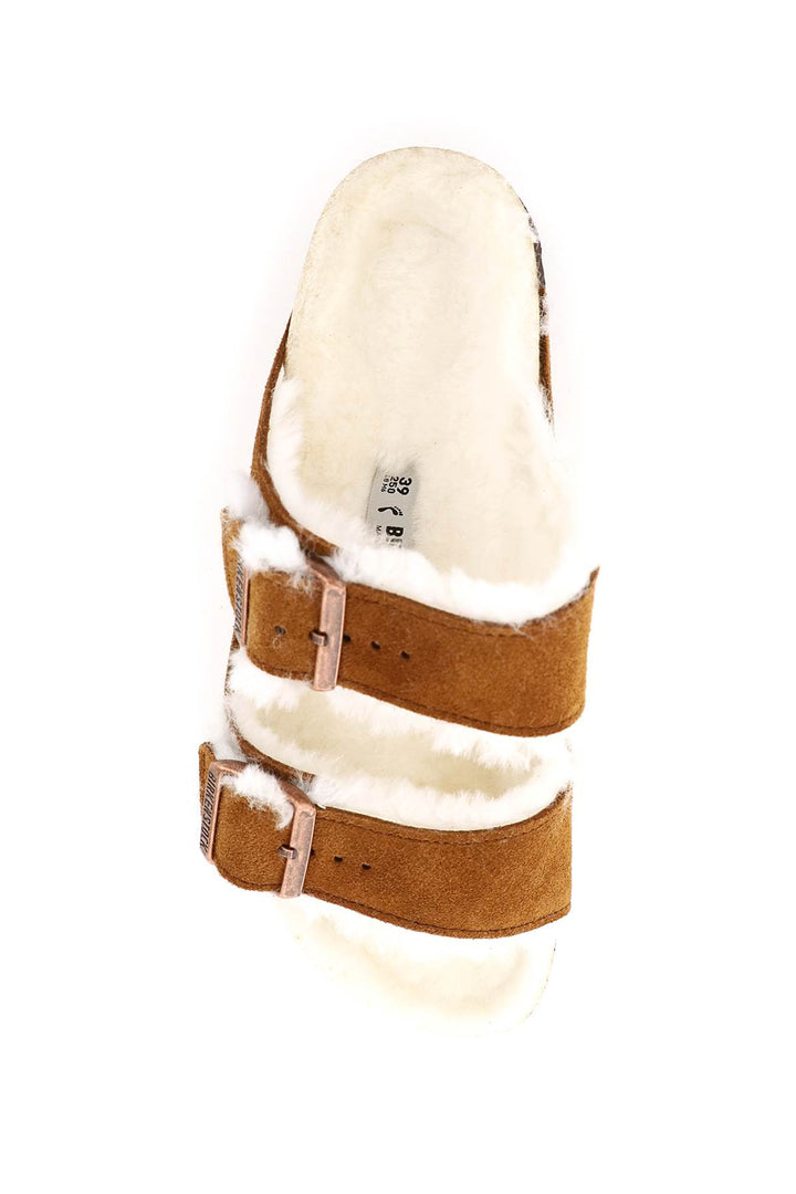 arizona shearling mules narrow fit-1