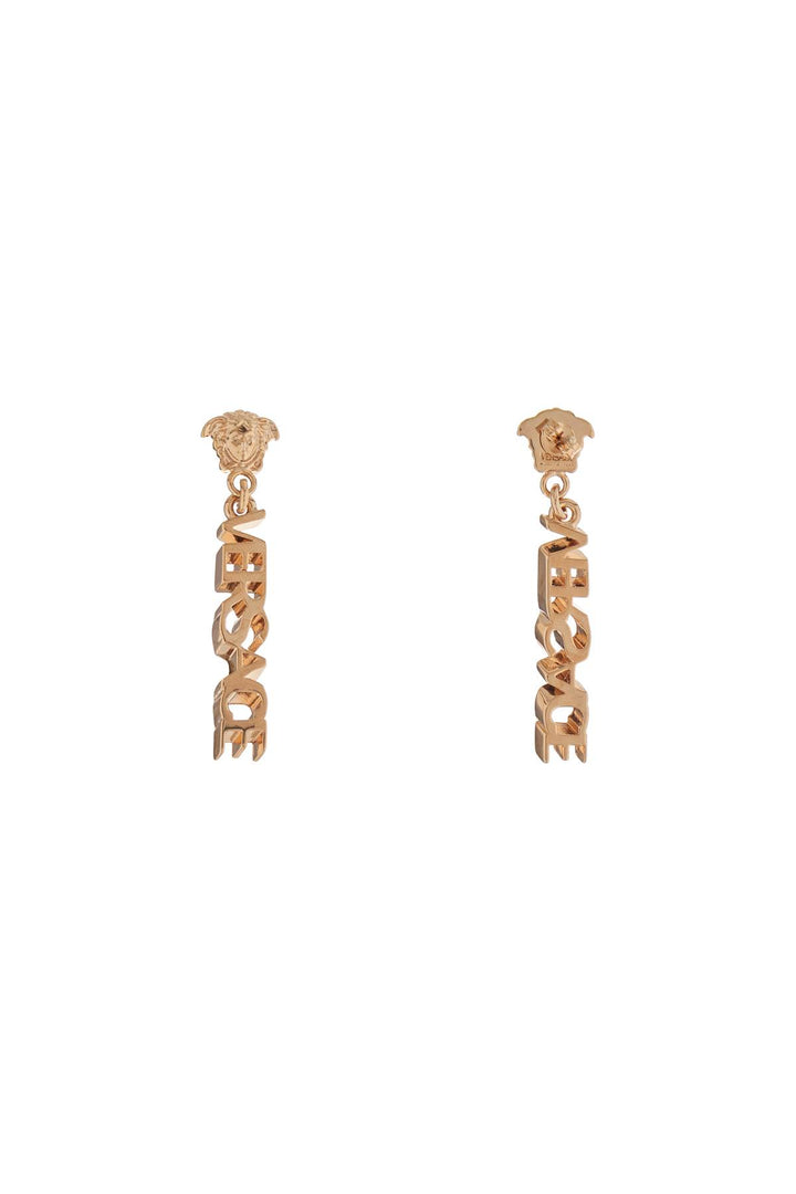 gold metal lion head earrings with three-dimensional effect-2