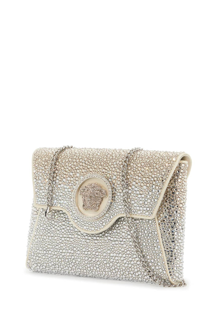 la medusa envelope clutch with crystals-2