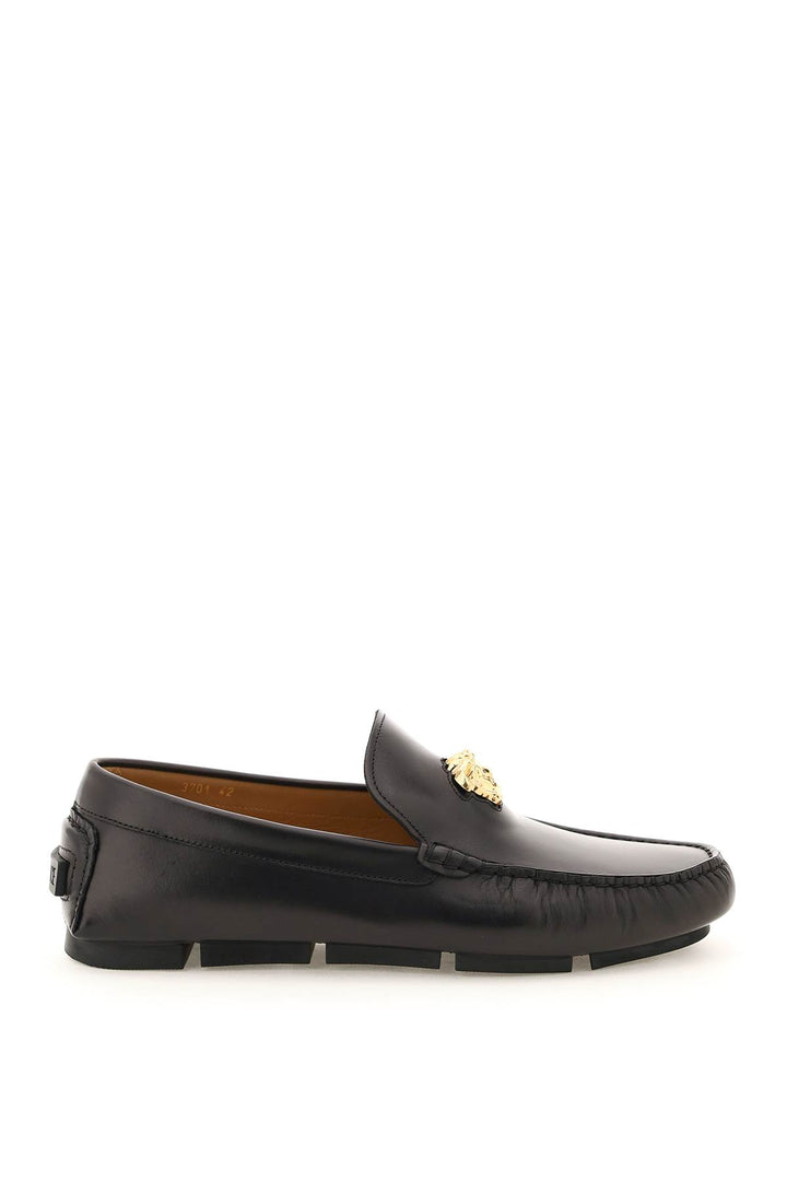 la medusa leather loafers-0