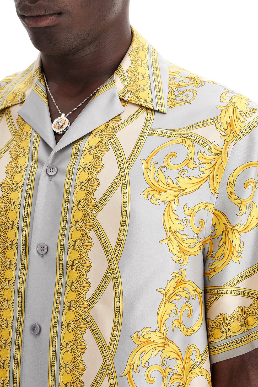 'printed silk bowling shirt from the gods' collection-3