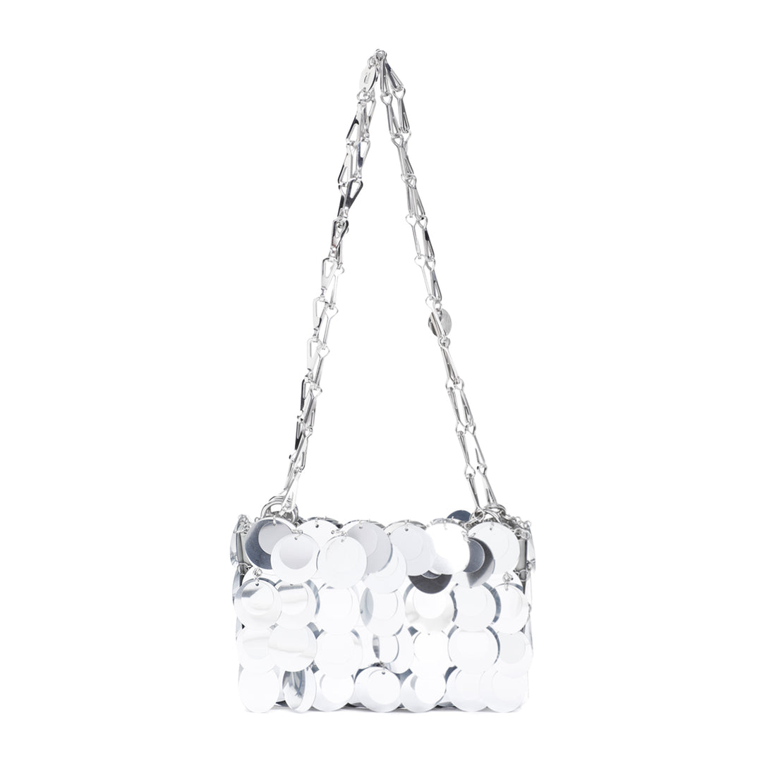 Silver Sparkle Nano Polyester Pochette-1