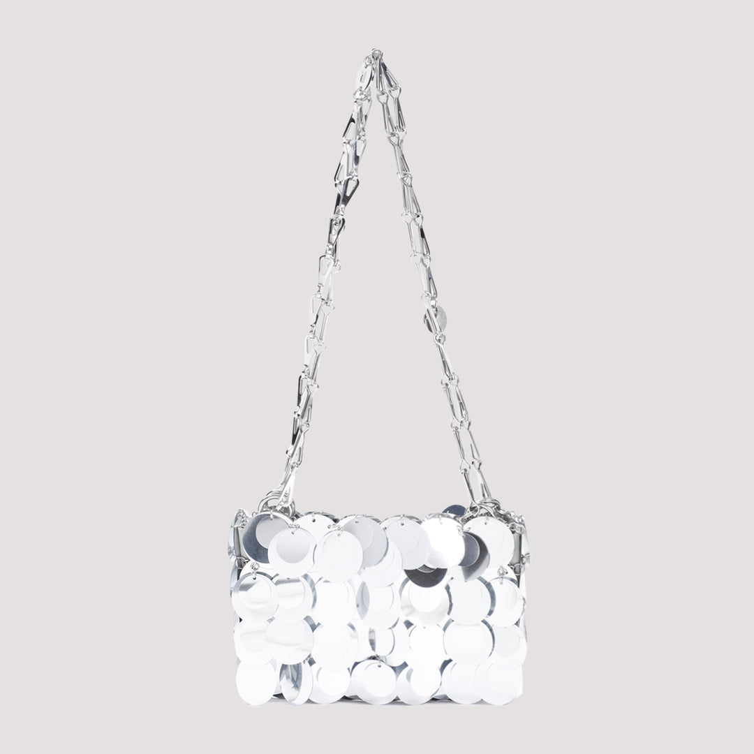 Silver Sparkle Nano Polyester Pochette-2