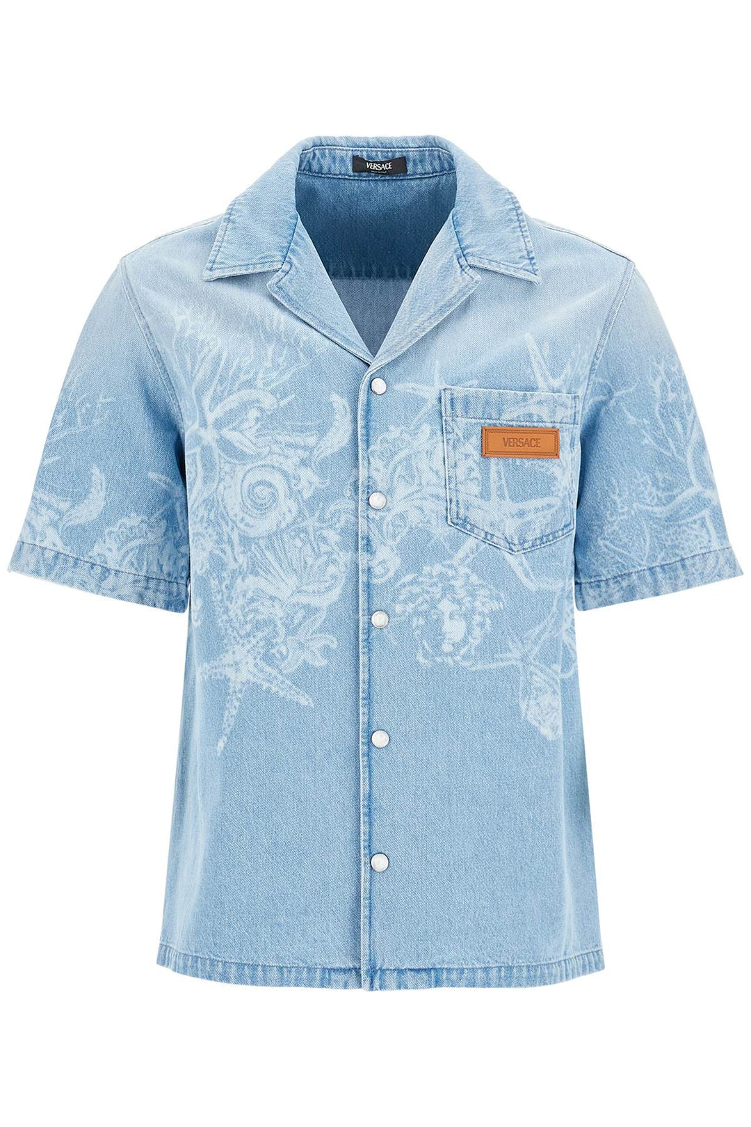 barocco sea denim shirt-0