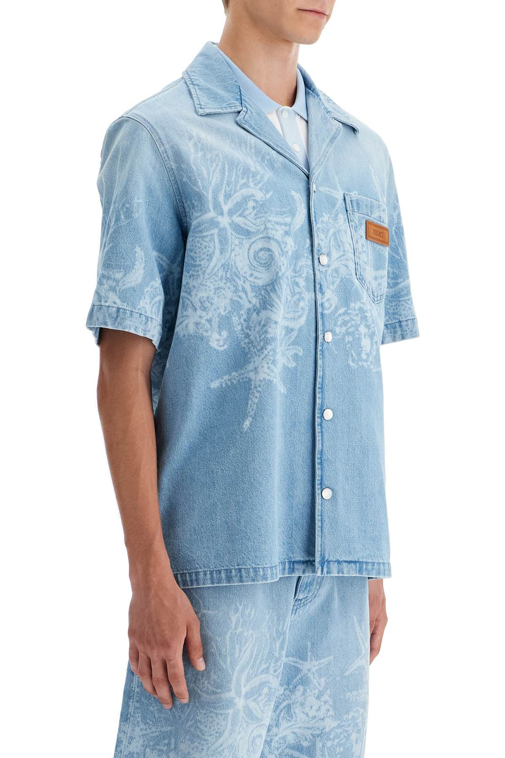 barocco sea denim shirt-1