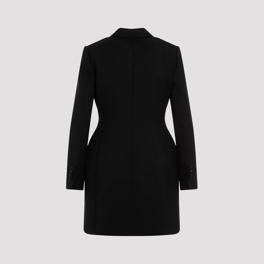 Black Virgin Wool Jacket-3