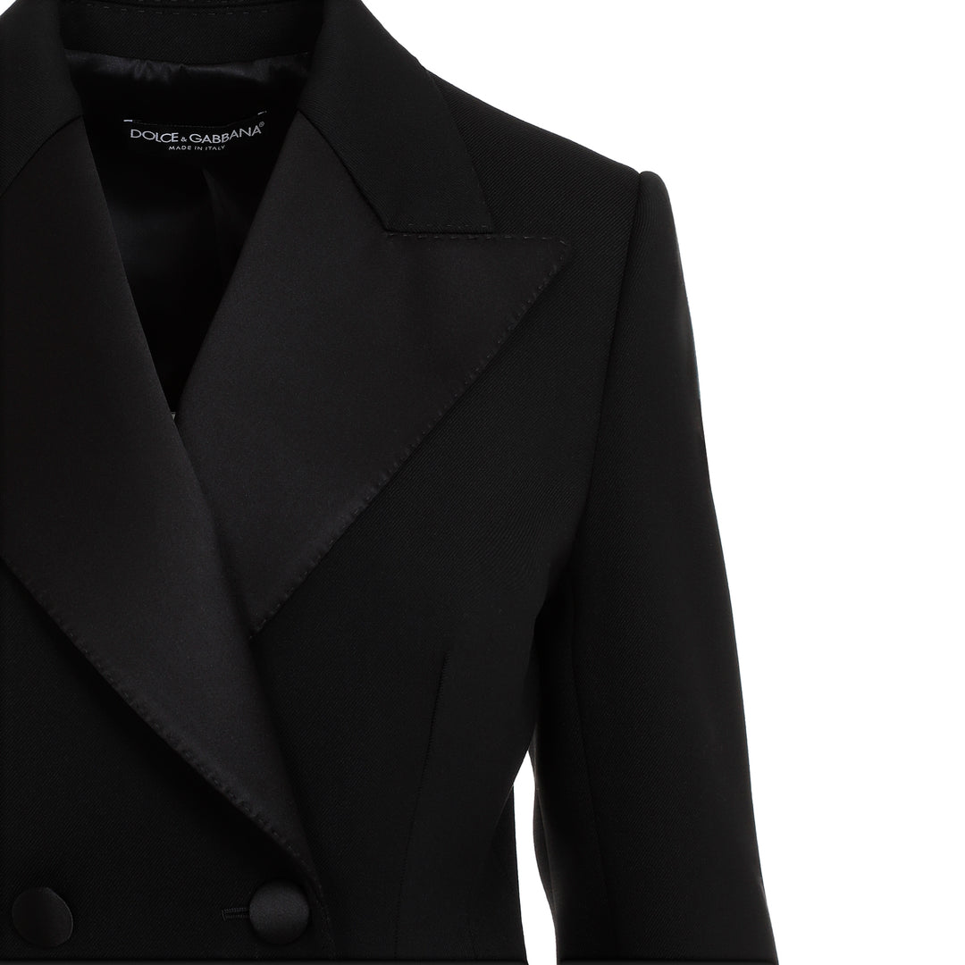 Black Virgin Wool Jacket-5