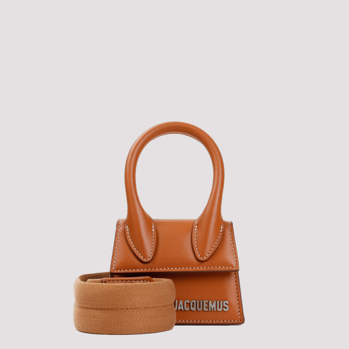 Light Brown Leather Le Chiquito Homme Bag-0