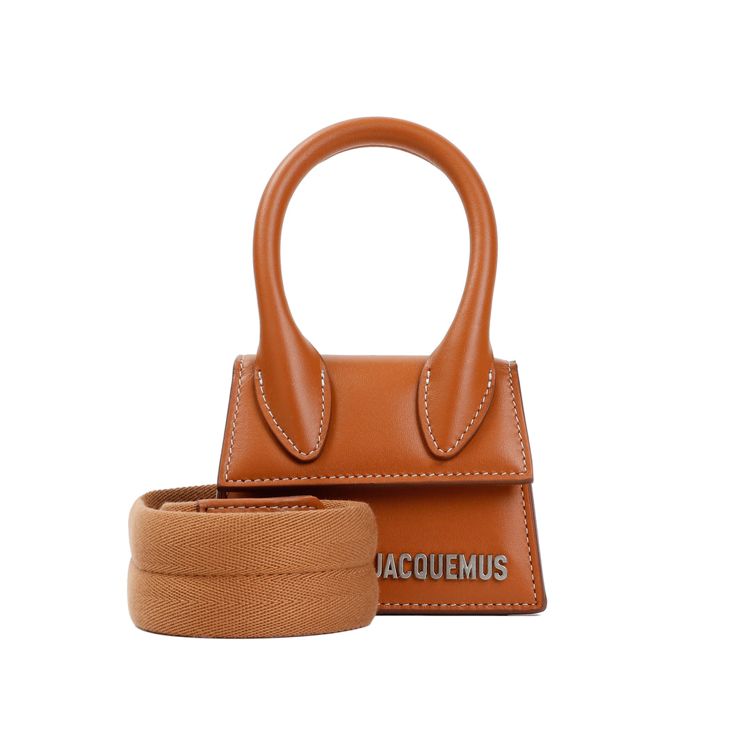 Light Brown Leather Le Chiquito Homme Bag-1