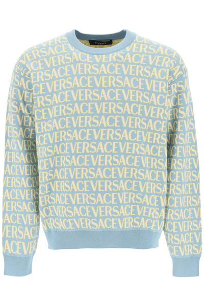monogram cotton sweater-0