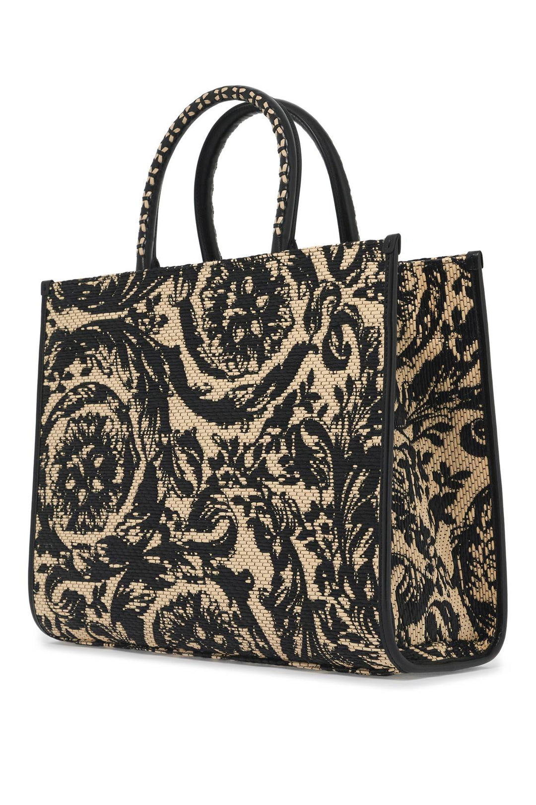 medium athena barocco tote bag in raff-1