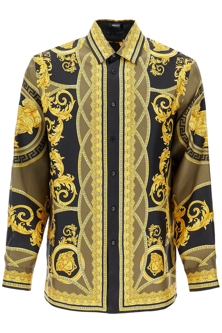 barocco silk shirt-0