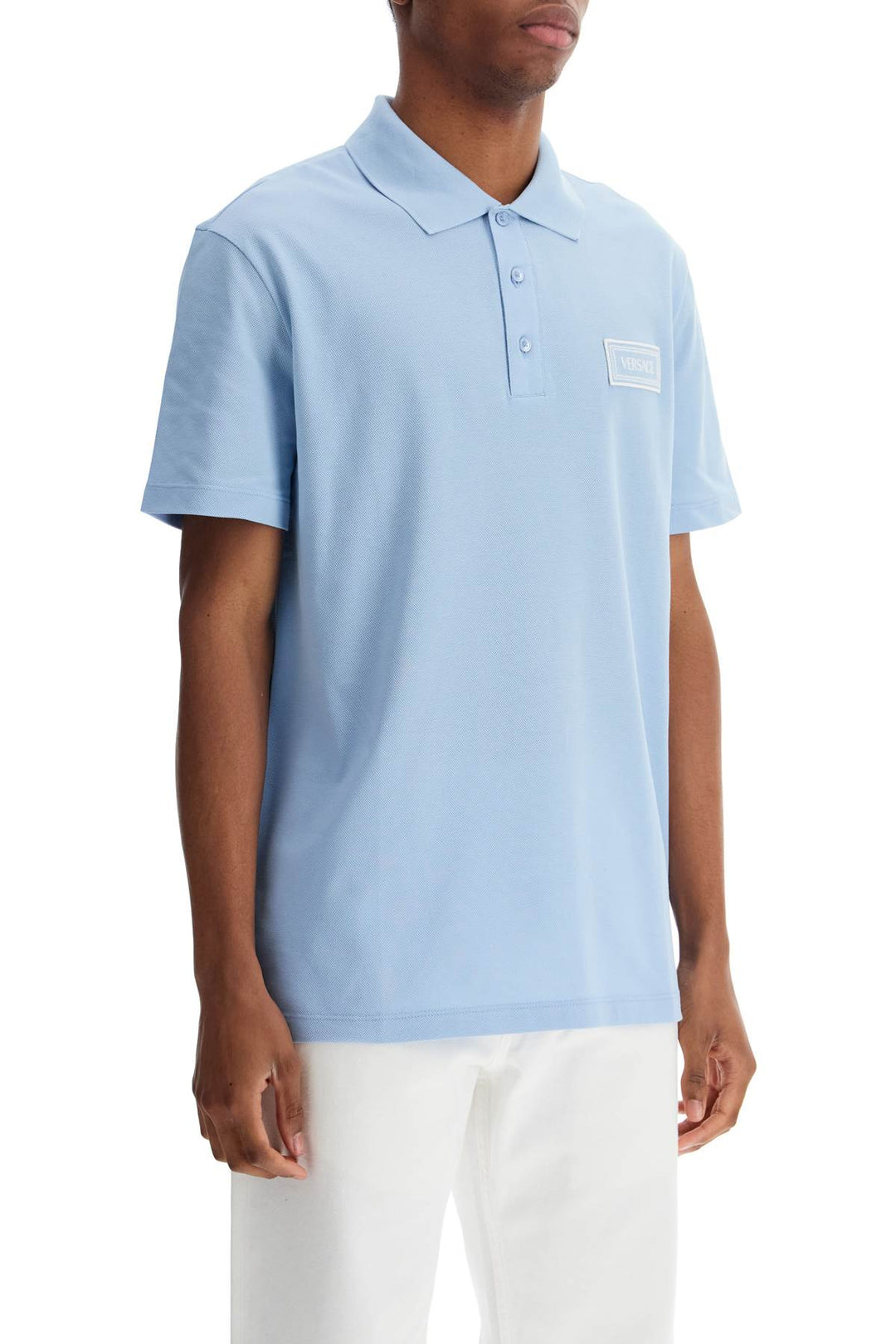 short-sleeved polo shirt with logo-1