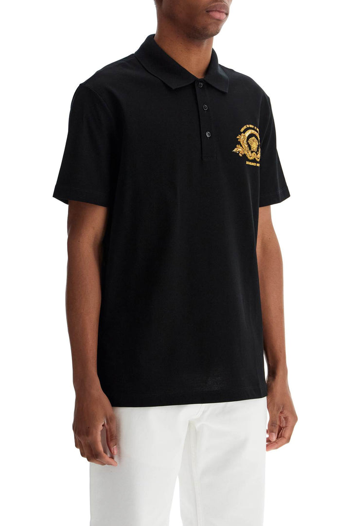 short-sleeved polo shirt with-1