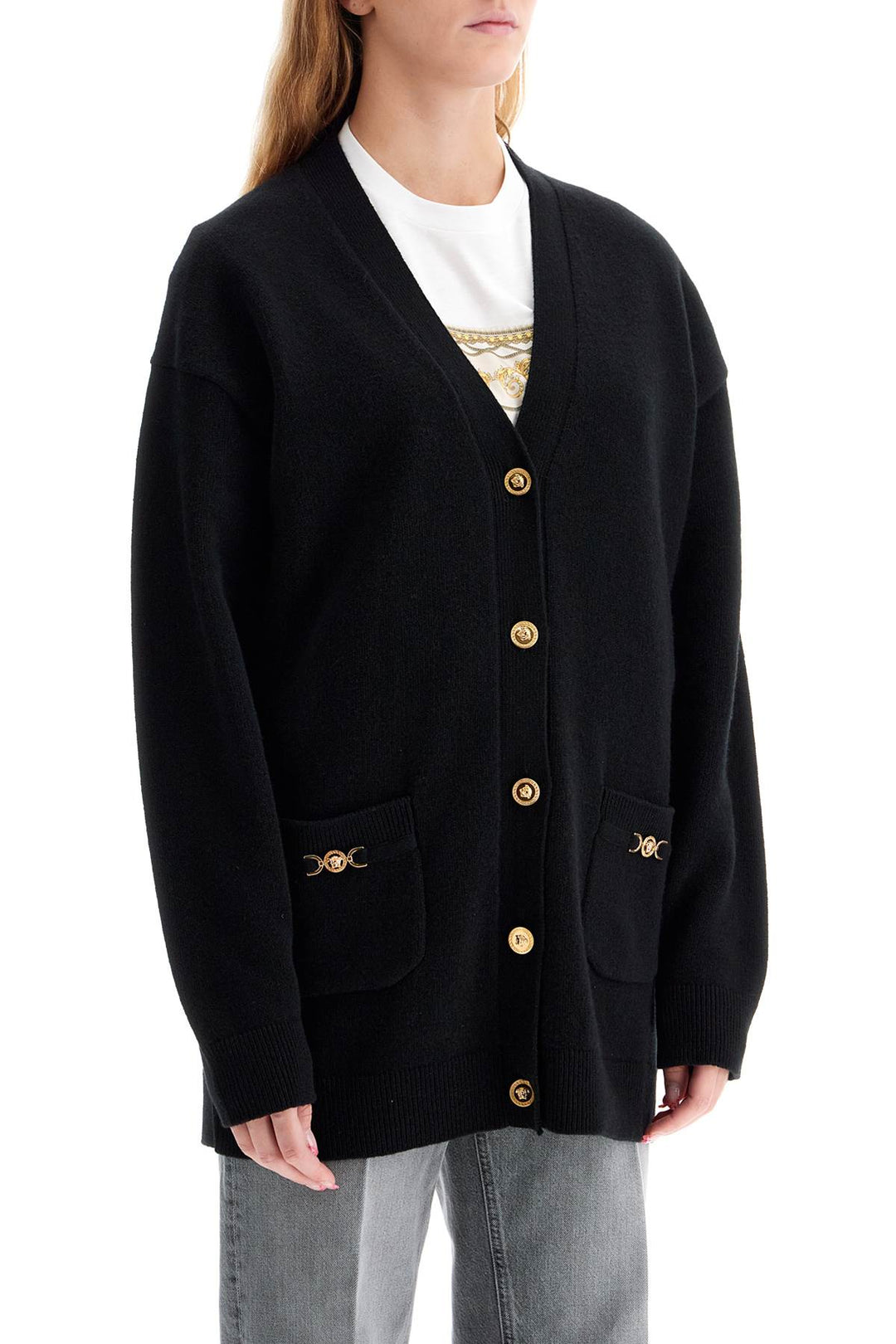 boxy wool and cashmere cardigan-1