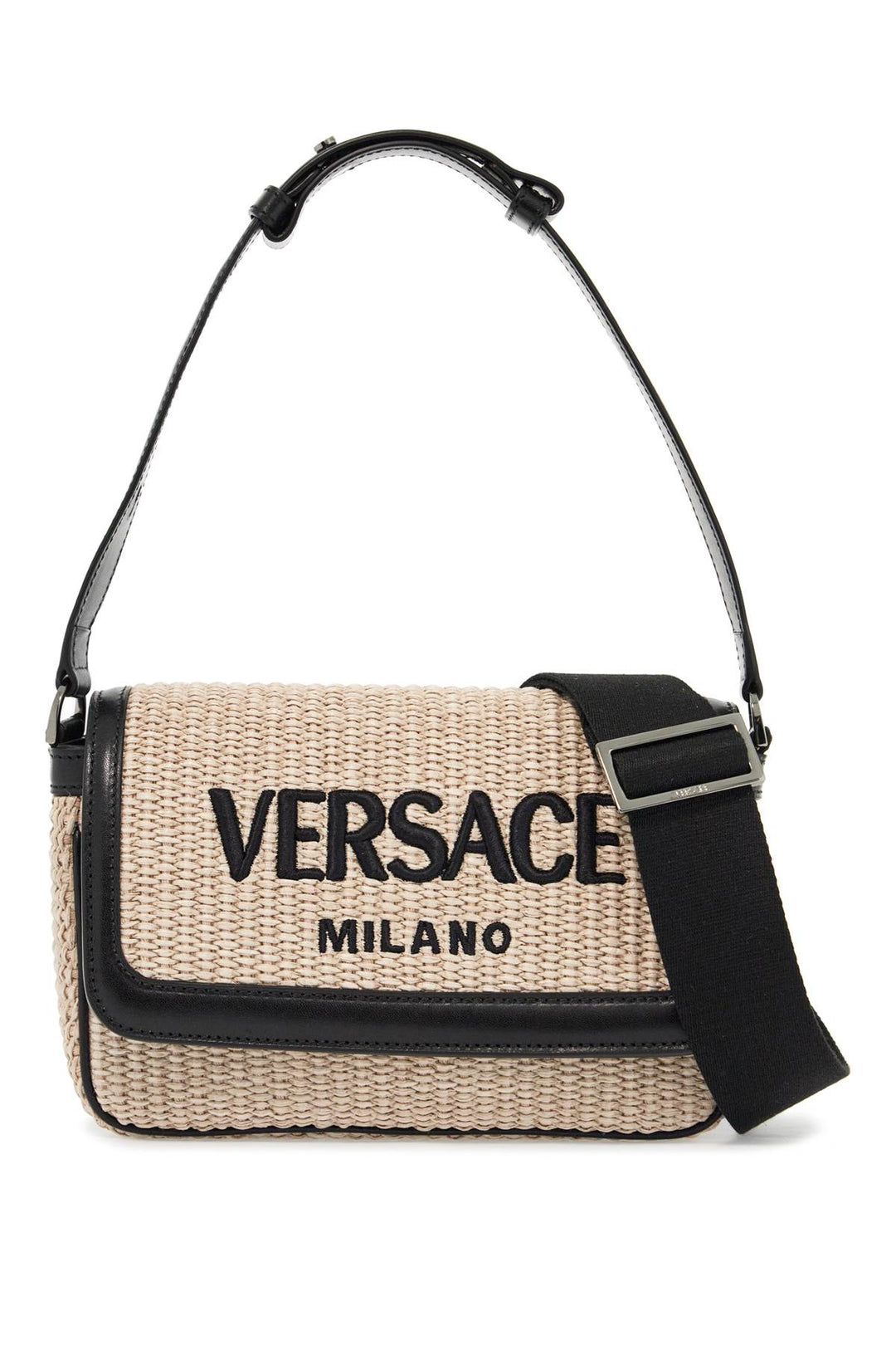 versace milano raffia bag-0