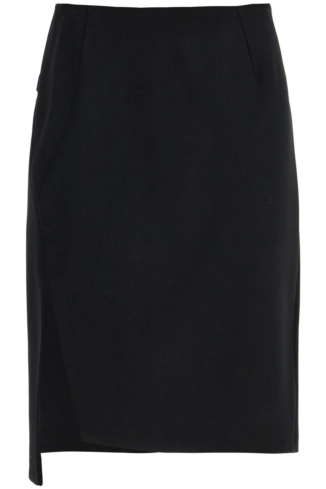 asymmetric midi skirt-0