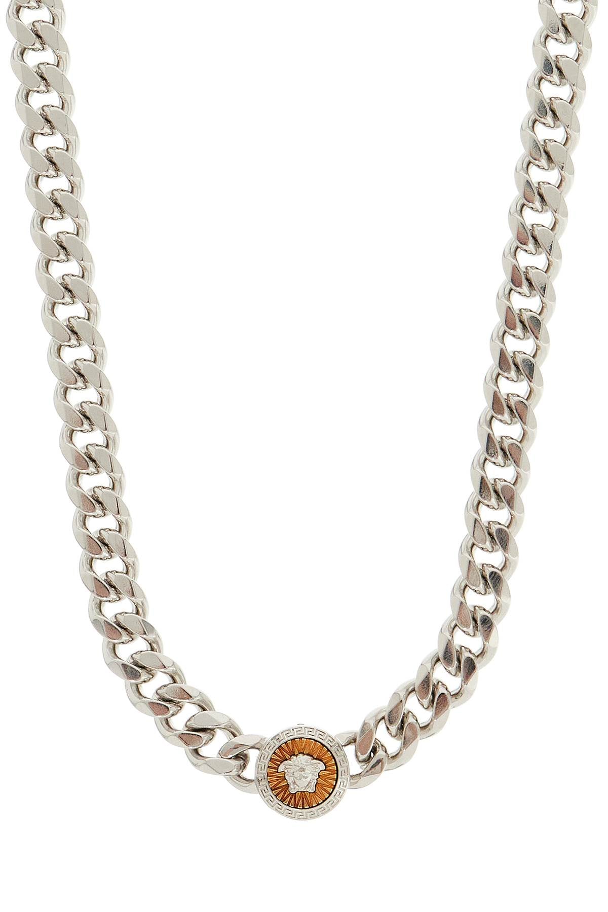 medusa chain necklace with pendant-1
