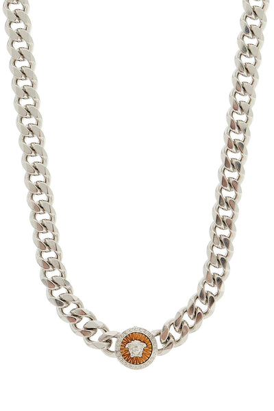 medusa chain necklace with pendant-1