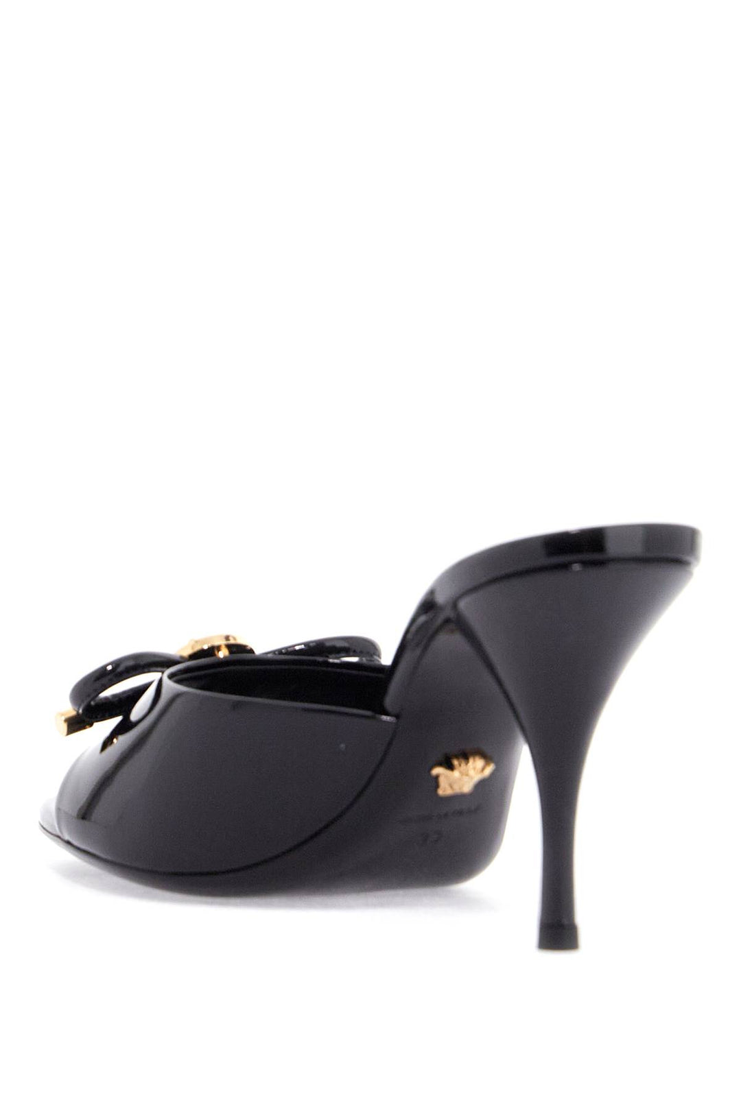 "opera bow patent leather mules-2