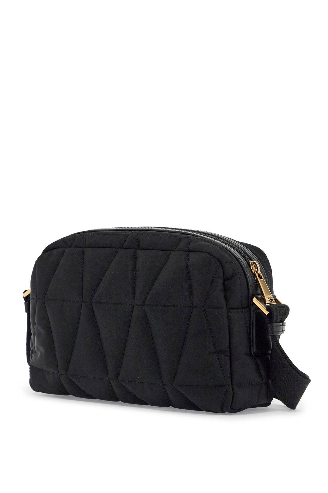 quilted nylon camera bag with-1