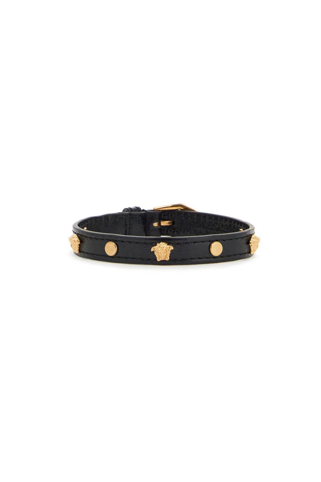 medusa leather bracelet-0