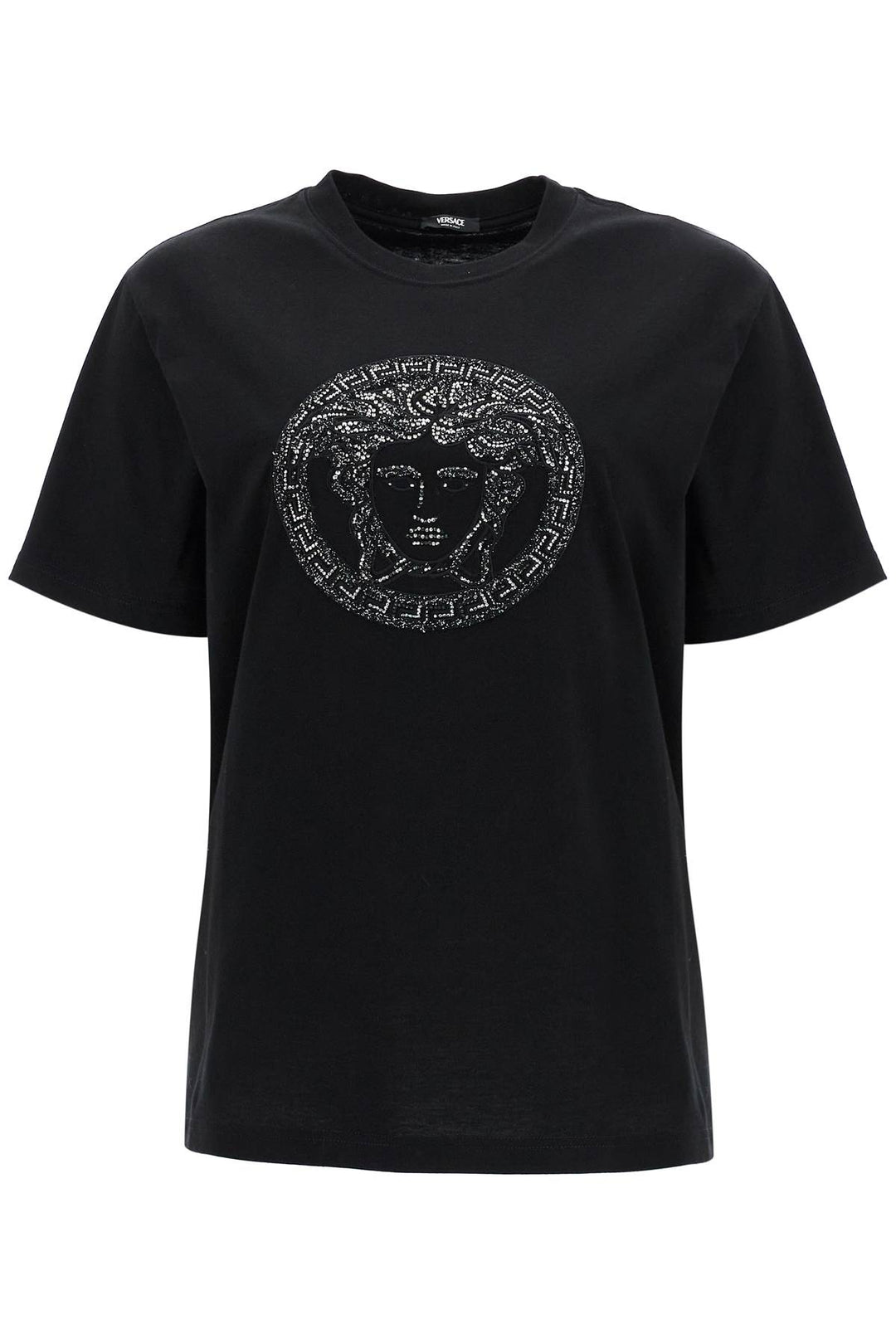 medusa embroidered t-shirt-0