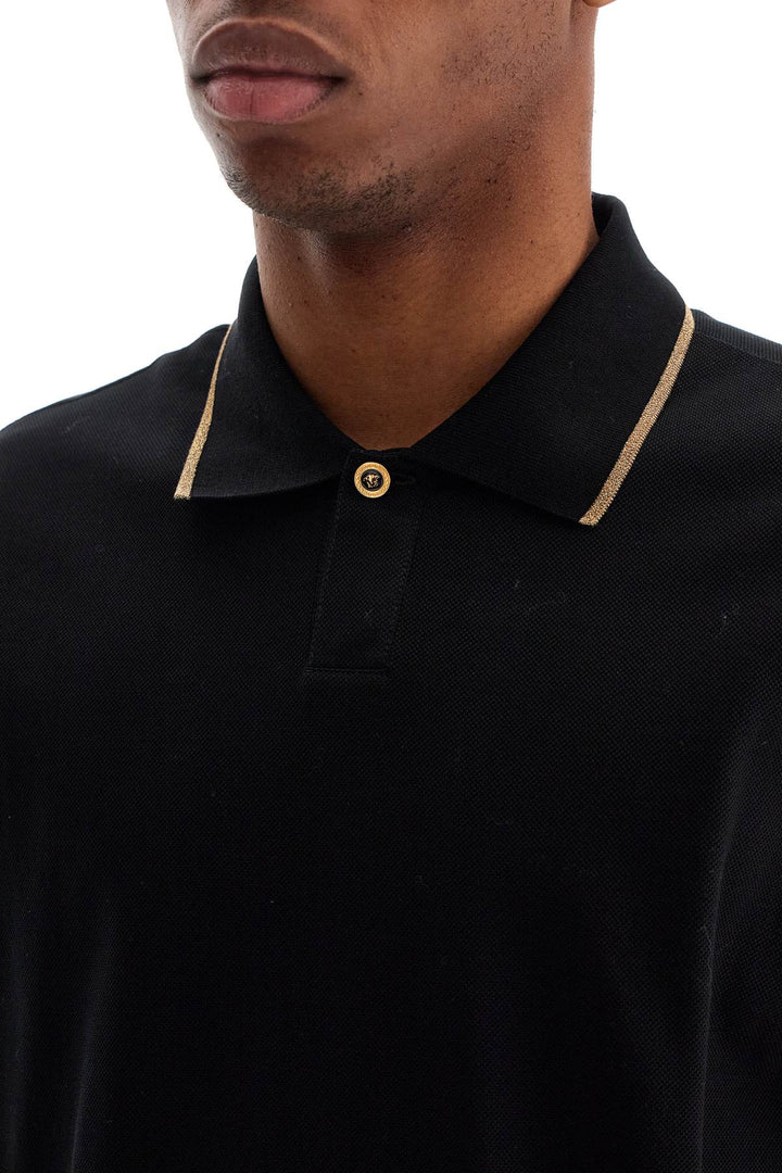 cotton piquã© polo shirt-3