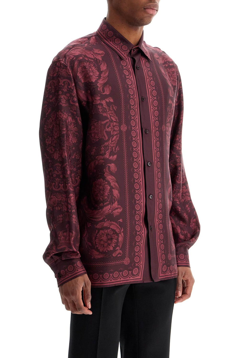 baroque silk shirt-1