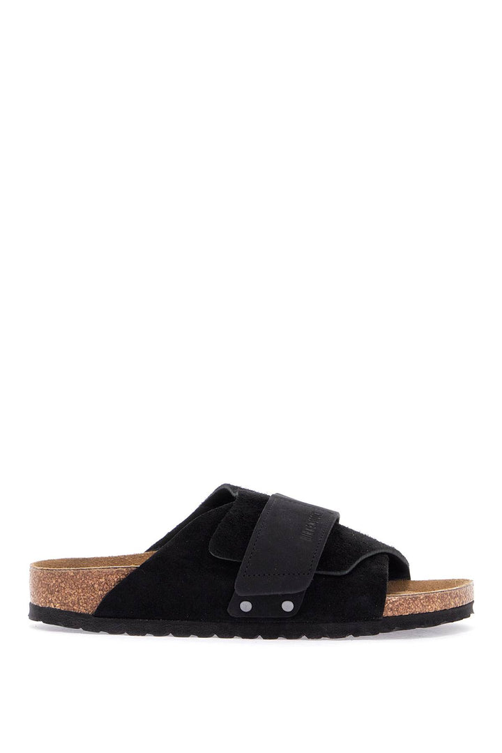 kyoto suede and nubuck leather slides-0