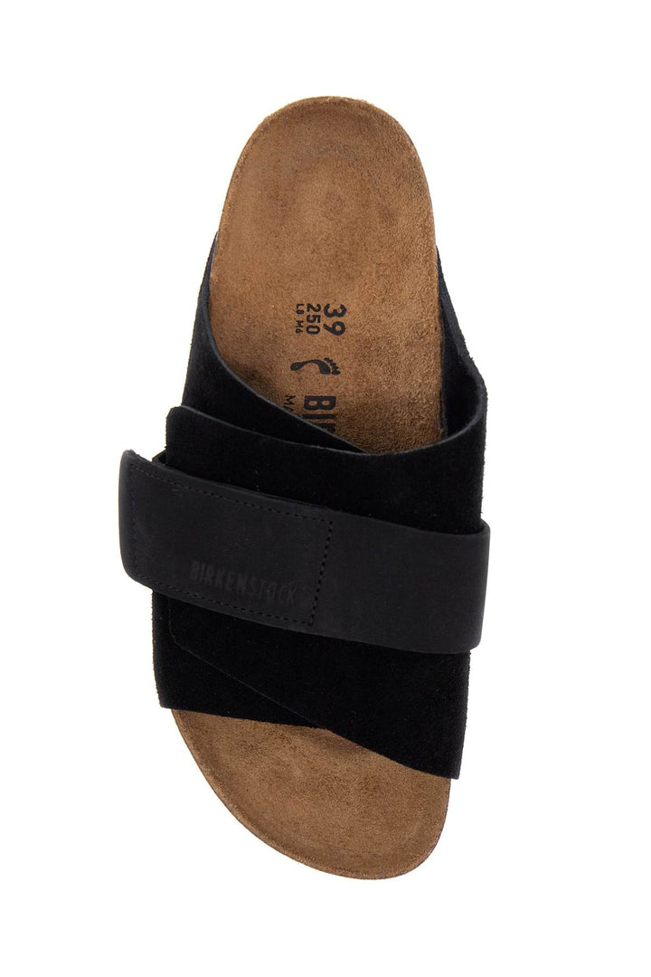 kyoto suede and nubuck leather slides-1