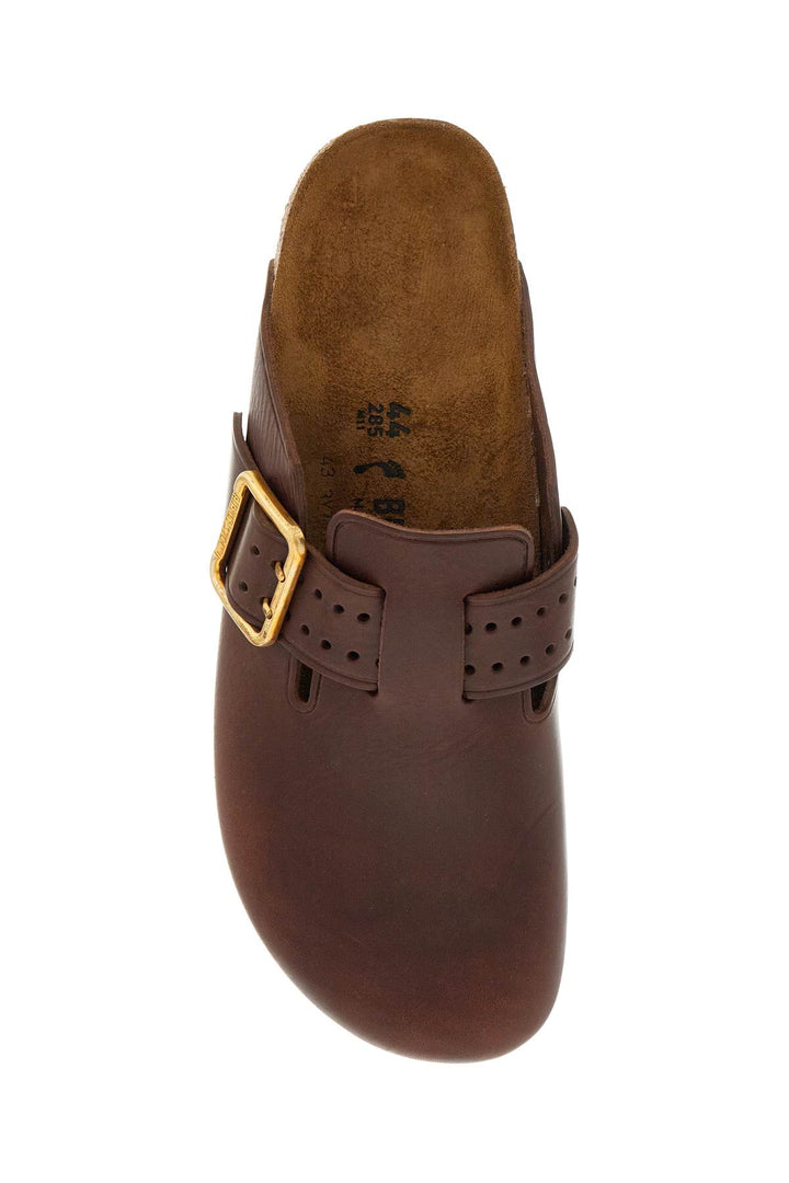 boston bold leather clog with sab-1