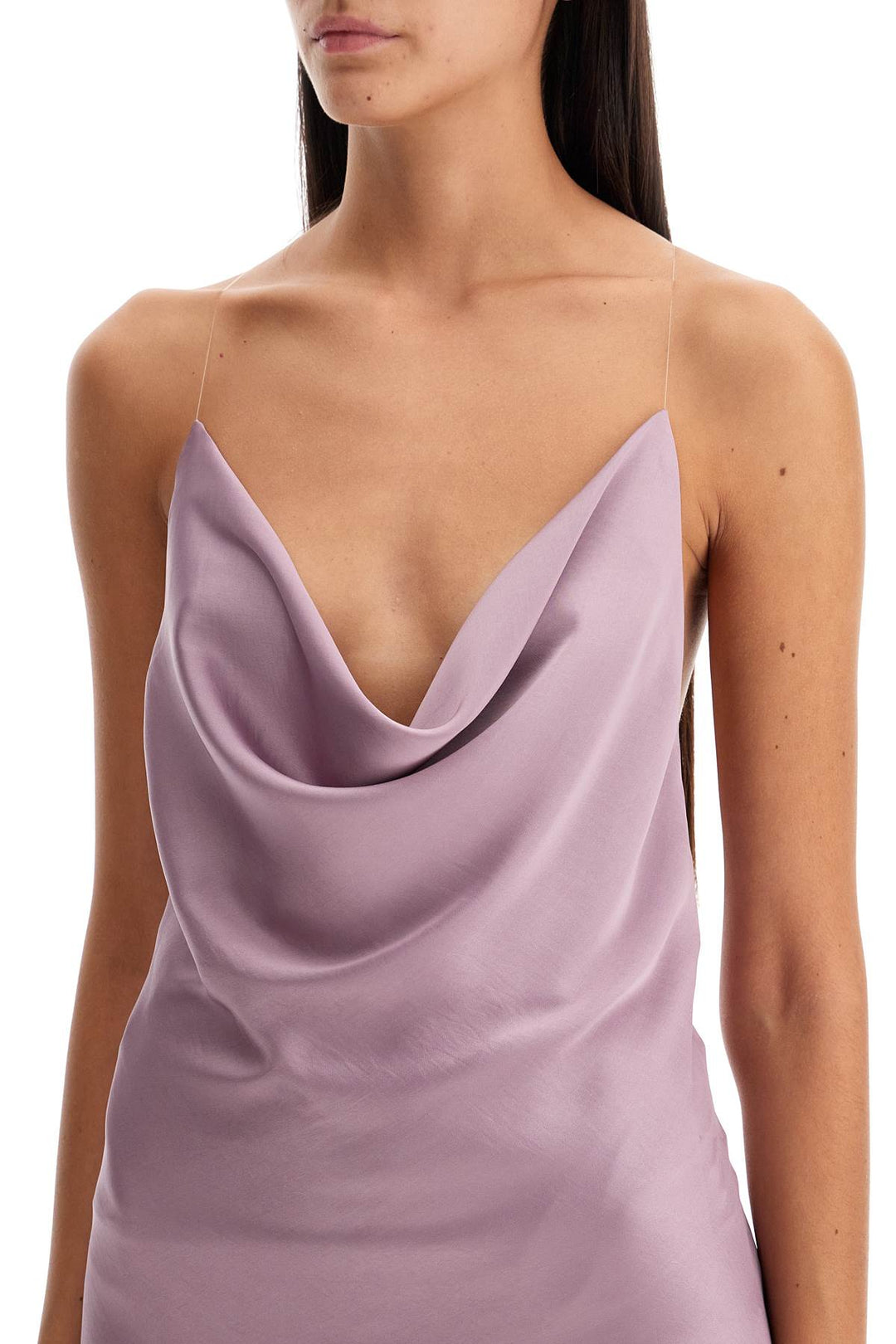 mini satin slip dress with spaghetti straps-3