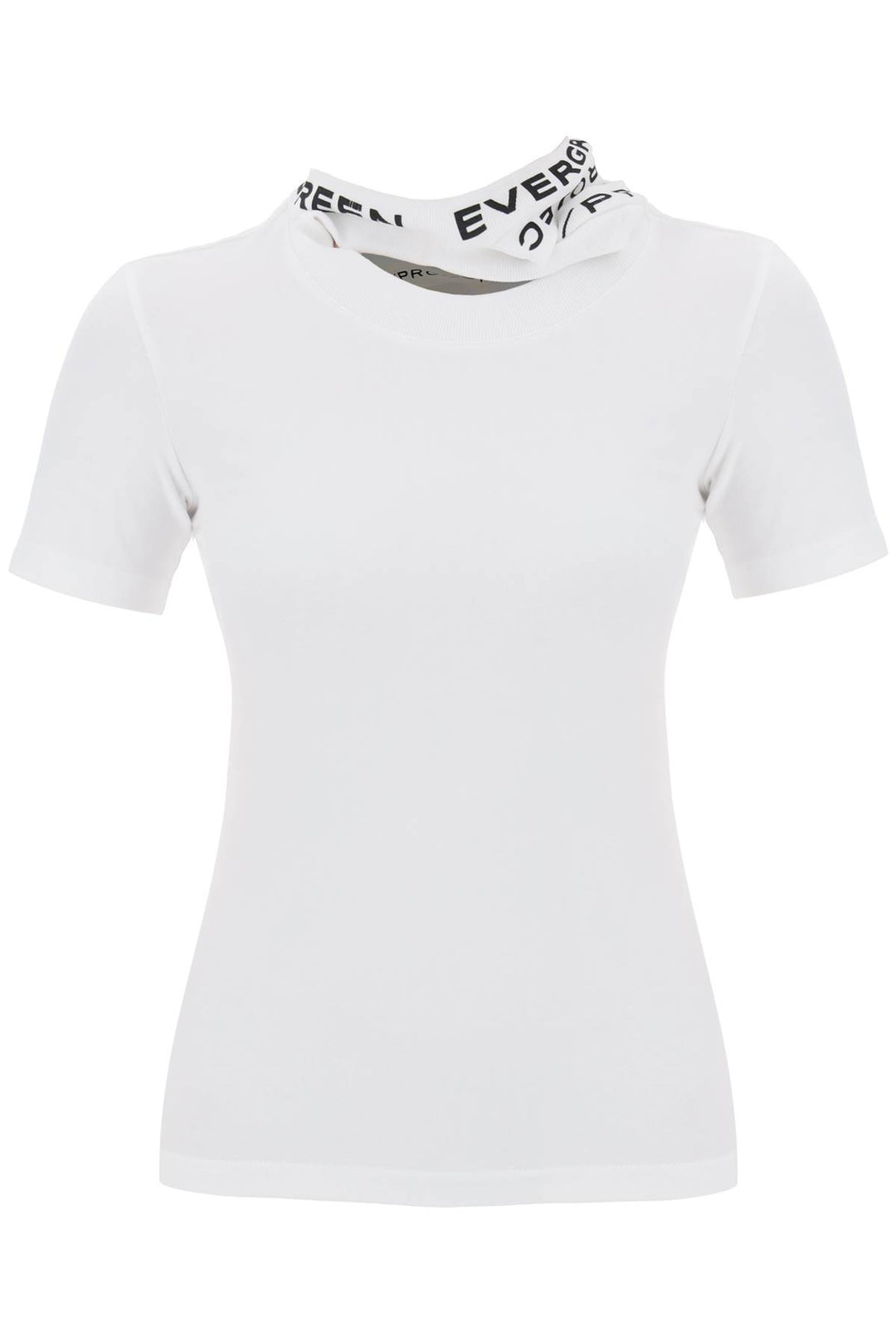 "triple collar t-shirt with-0