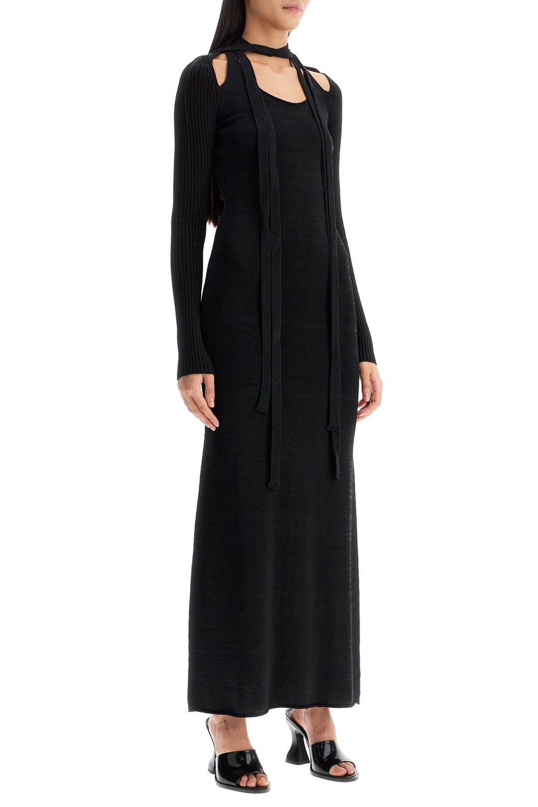 maxi knit dress in italian-1