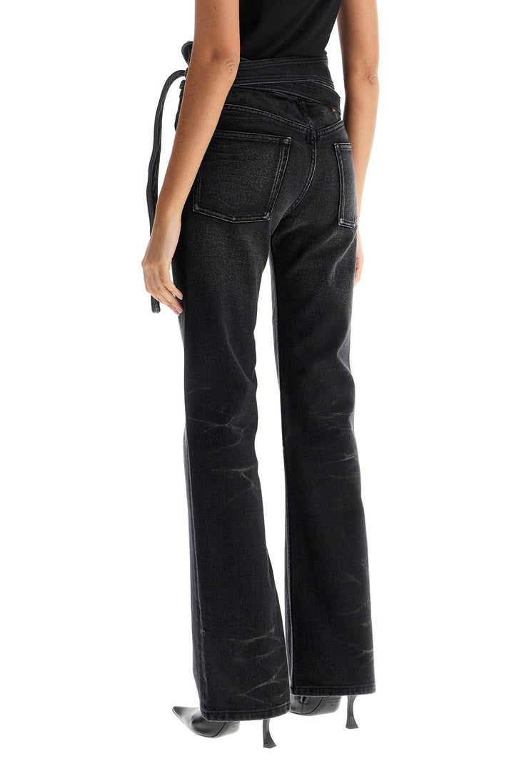 bootcut jeans with criss-cross-2